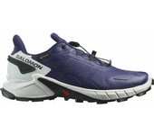 SALOMON Shoes Supercross 4 GTX W Wht, Zapatillas de Running Mujer, Astral Aura White Black, 38 2/3 EU