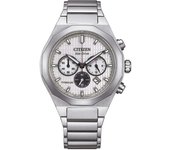 Reloj hombre citizen super titanium plateado