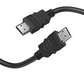 Hama Cable HDMI de 1,5 m de largo (cable HDMI de alta velocidad, ARC, cable de monitor con revestimiento de plástico de alta calidad, conexión de PC/ordenador portátil con monitor, TV, proyector,