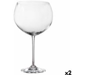 Set de copas para gin tonic bohemia crystal enebro 850 ml 4 piezas (2 unidades) (4 unidades)