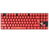 FRTEC - Teclado Mecánico Gaming con Cable TKL, One Piece Luffy, Marrón Táctil, Anti-Ghosting, Compatible con PC, Mac, PS5, Switch, Xbox Series X/S (QWERTY) (Teclado One Piece)
