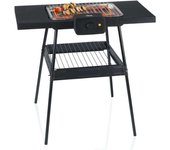 Barbacoa eléctrica para mesa/de pie Tristar BQ-2870 - Superficie de cocción 36,5 x 25,5 cm - 2 000 W - Con tanque de agua, Negro