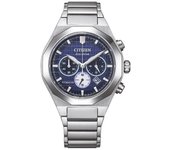 Reloj hombre citizen super titanium plateado