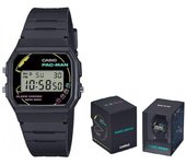 Reloj unisex casio f-91 - pacman series limited edition negro (ø 35 mm)
