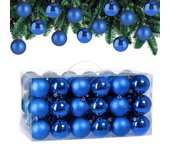 Bolas de navidad set de 54 azul para árbol