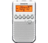 Radio Despertador Portátil Sangean DT-800 Blanco Batería