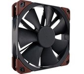NF-F12 INDUSTRIALPPC-2000 IP67 PWM Carcasa del ordenador Ventilador 12 cm Negro, Marrón
