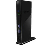 IB-DK2241AC Alámbrico USB 3.2 Gen 1 (3.1 Gen 1) Type-A Negro, Estación de acoplamiento
