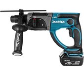 Makita DHR202RTJ Martillo Perforador + 2 Baterías + Maletín + Cargador
