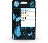 Cartucho de Tinta Original HP 932 + HP 933 Pack Negro/Tricolor