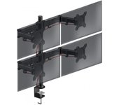Duronic DM254 Soporte para 4 Monitores 13"/27" VESA 100x100 Máx 8Kg