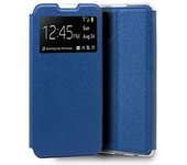 Cool Funda Flip Cover Liso Azul para Samsung Galaxy A41 A415