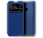 Cool Funda Flip Cover Liso Azul para Samsung Galaxy M31 M315