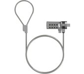 AISENS Cable de Seguridad con Cerradura de Combinacion para Ordenador, Monitor, Portatil 1.5M