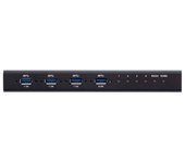 Aten switch de periféricos formato industrial usb 3.2 gen 1 de 4 x 4 puertos