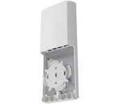 MikroTik FTC21 | Convertidor de fibra a cobre IP55 resistente a la intemperie con gestión inteligente | Ranura SFP para redes de fibra y Gigabit Ethernet