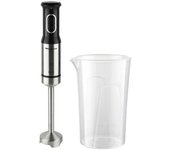 Magefesa Tanzer - Batidora de Mano, 600W, 2 Velocidades, Vaso Graduado de 600ml, 4 Cuchillas de Acero Inoxidable, Control de Potencia, Modo Turbo