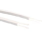 Pack de 100 mts Cable audio paralelo blanco / gris 2 × 0'75 mm² Electro Dh 49.070/0.75 8430552052868