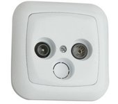 Base de antena empotrable de color Blanco Electro Dh 36.530/A 8430552107162