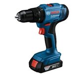 Bosch WKRĘTARKA UDAROWA GSB 183-LI 2x2,0Ah 56/21Nm - Taladro percutor inalámbrico, alta potencia, 56/21Nm, batería de 2x2.0Ah, incluye maletín, ideal para perforaciones y atornillados