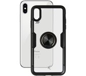 KSIX smart your tech Funda para iPhone XS MAX, Semirrígida, Magnético para Soporte Coche, Transparente