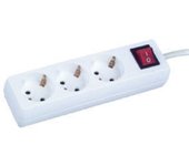 Base múltiple 3 tomas con interruptor Electro DH 36.202/3 8430552085835