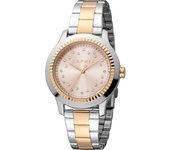Reloj de pulsera Esprit Joyce - ES1L351M0135 correa color: Gris plata Oro rosa Dial Oro rosa Mujer