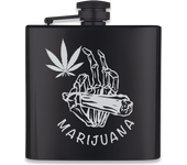 Petaca Negra 6 Oz. Marijuana