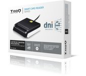 TOOQ TQR-210B - Lector Externo de DNI Electrónico y Tarjetas Inteligentes (DNIe), USB 2.0, Color Negro, 480 Mbps.