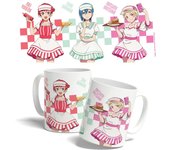 Love live! superstar!! taza american diner mei, shiki, natsumi 325 ml