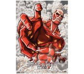 Attack on titan fabric poster colossal titan 84 x 118 cm