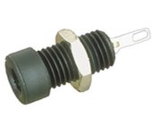 Hembrilla para banana Ø4 mm de Color Negro Electro Dh 09.060/N 8430552006557