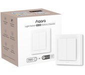 Aqara light switch h2 eu | interruptor de luz | 4 botones, 2 canales, sin conexión