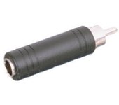 Adaptador RCA a hembra estéreo 6.35 mm Electro Dh 13.640 8430552022786