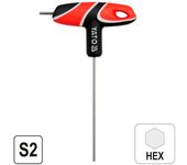 Yato YT-05572 llave hexagonal Llave allen con mango en T Métrico 1 pieza(s)