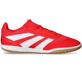 Adidas - Zapatilla de fútbol sala Predator Club IN Sala, Unisex, Lucid Red-White-Core Black, 7 UK
