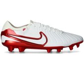 Nike - Bota de fútbol Tiempo Legend 10 Elite FG, Unisex, White-Multi-Color, 10 USA