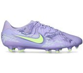 Nike - Bota de fútbol Tiempo Legend 10 Academy FG/MG, Unisex, Purple Agate-Barely Volt, 9,5 USA