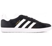 Adidas - Zapatilla Gazelle, Unisex, Core Black-White, 9,5 UK