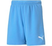 Puma - Pantalón corto teamRISE Niño, Unisex, Light Blue-White, 164 cm