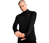 Puma - Sudadera Run Velocity Cloudspun 1-4 Zip, Hombre, black, M