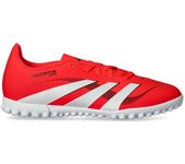 Adidas - Bota de fútbol Predator Club L Turf Niño, Unisex, Lucid Red-White-Core Black, 28 EUR