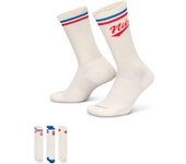 Nike - Calcetines Everyday Plus Crew (3 pares), Unisex, Multicolor, S [34 - 38]