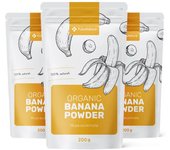 FutuNatura 3x Plátano en polvo BIO, en total 600 g