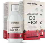 OnEnergy 3x Vitamina D3 + K2 liposomal, en total 750 ml