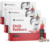 FutuNatura 3x Chilli FatBurn, en total 90 cápsulas