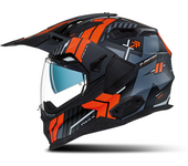 Nexx Casco Adventure  X.WED2 Wild Country Negro-Naranja