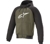 Alpinestars Chaqueta con capucha de Moto  Chrome Sport Negro Bosque