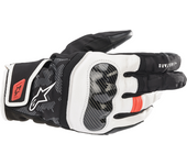 Alpinestars Guantes de Moto  SMX Z Drystar Negro-Blanco-Rojo