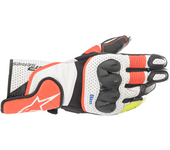 Alpinestars Guantes de Moto  SP-2 V3 Blanco-Rojo-Negro